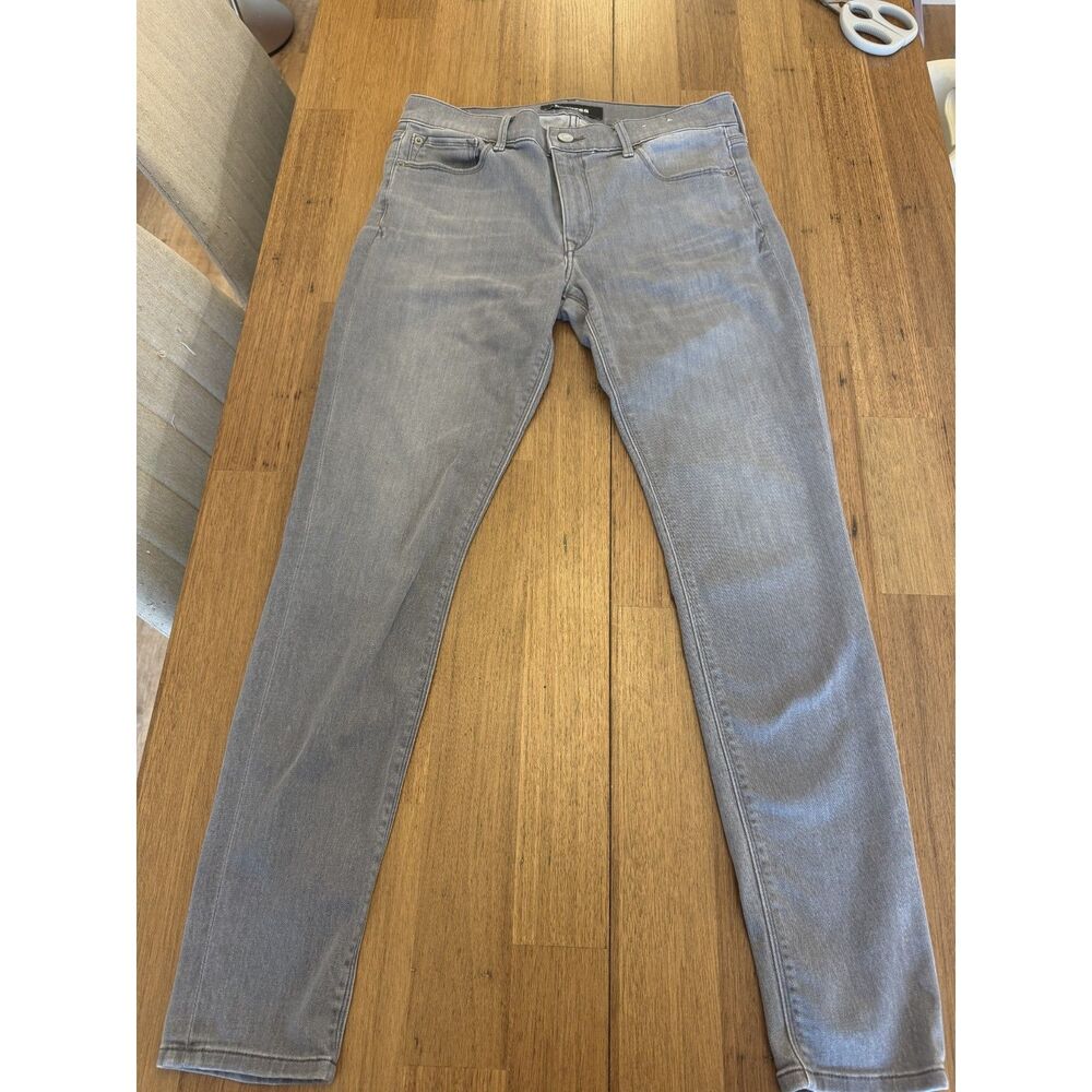 Express Mid Rise Legging Jeans Womens 10R Grey Stretch Skinny Denim Pants